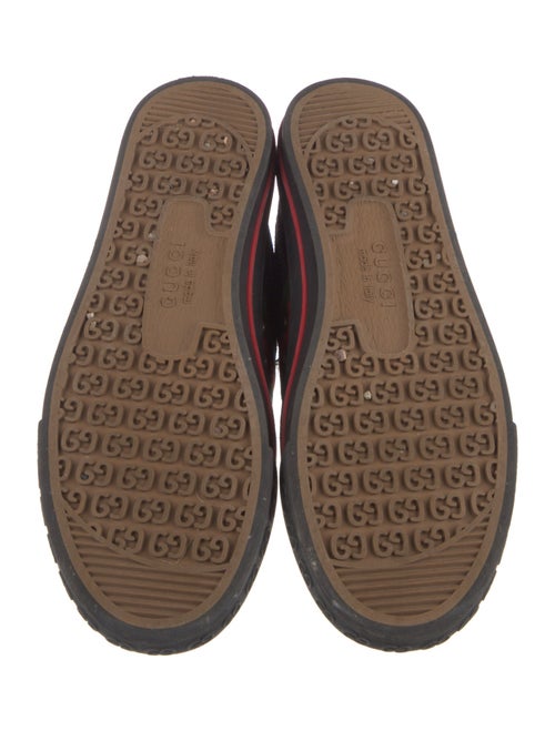 Gucci Web Accent Canvas Sneakers