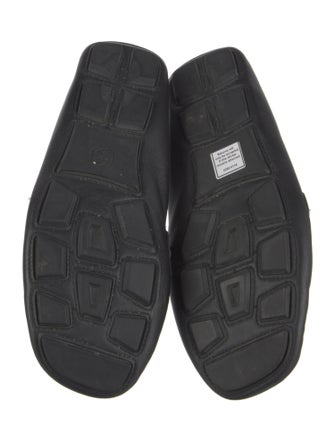 Gucci Web Accent Leather Drivers