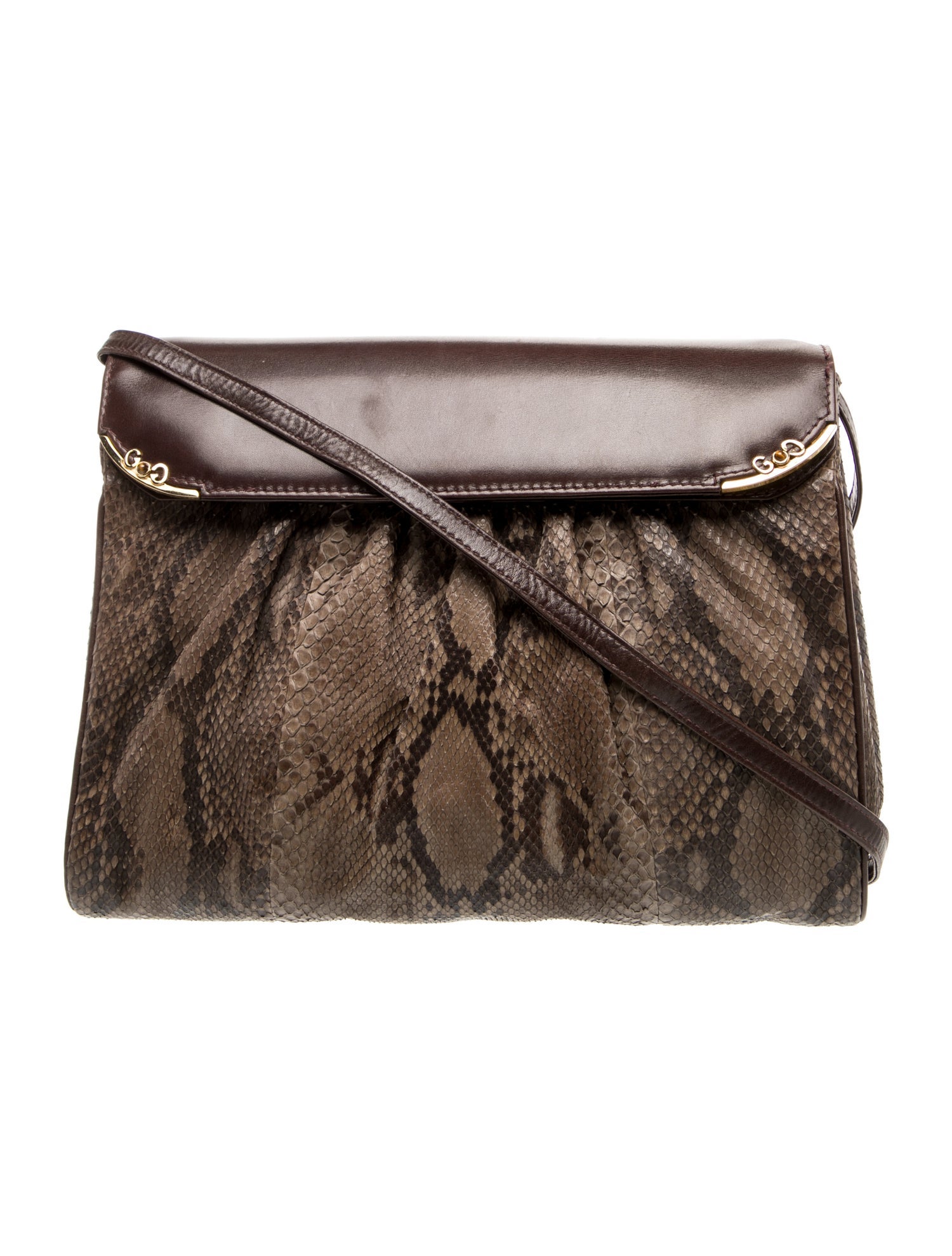 Gucci Snakeskin Crossbody Bag Vintage