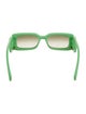 Gucci Interlocking G Logo Square Sunglasses