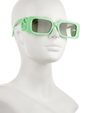 Gucci Interlocking G Logo Square Sunglasses