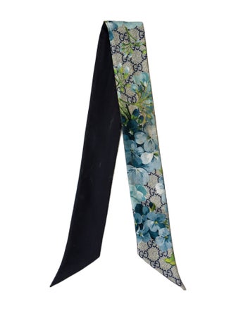 Gucci Silk Blooms Print Scarf