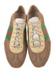Gucci Web Accent Suede Sneakers