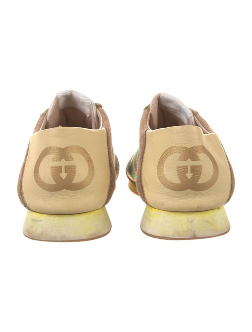 Gucci Web Accent Suede Sneakers