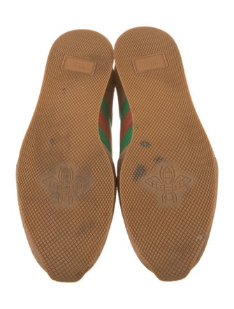 Gucci Web Accent Suede Sneakers