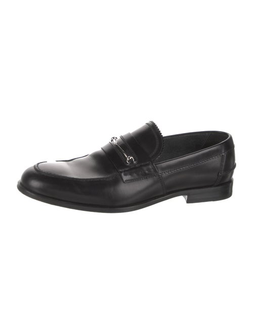 Gucci Horsebit Accent Leather Dress Loafers