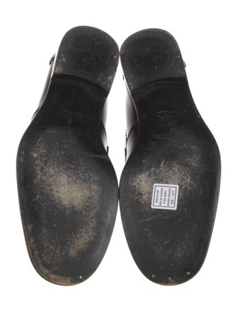 Gucci Horsebit Accent Leather Dress Loafers