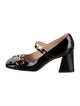 Gucci Horsebit Accent Patent Leather Pumps