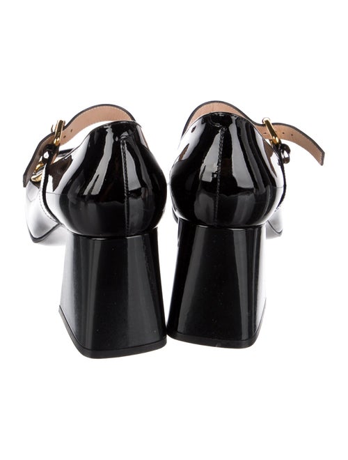 Gucci Horsebit Accent Patent Leather Pumps
