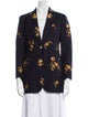 Gucci Floral Print Blazer