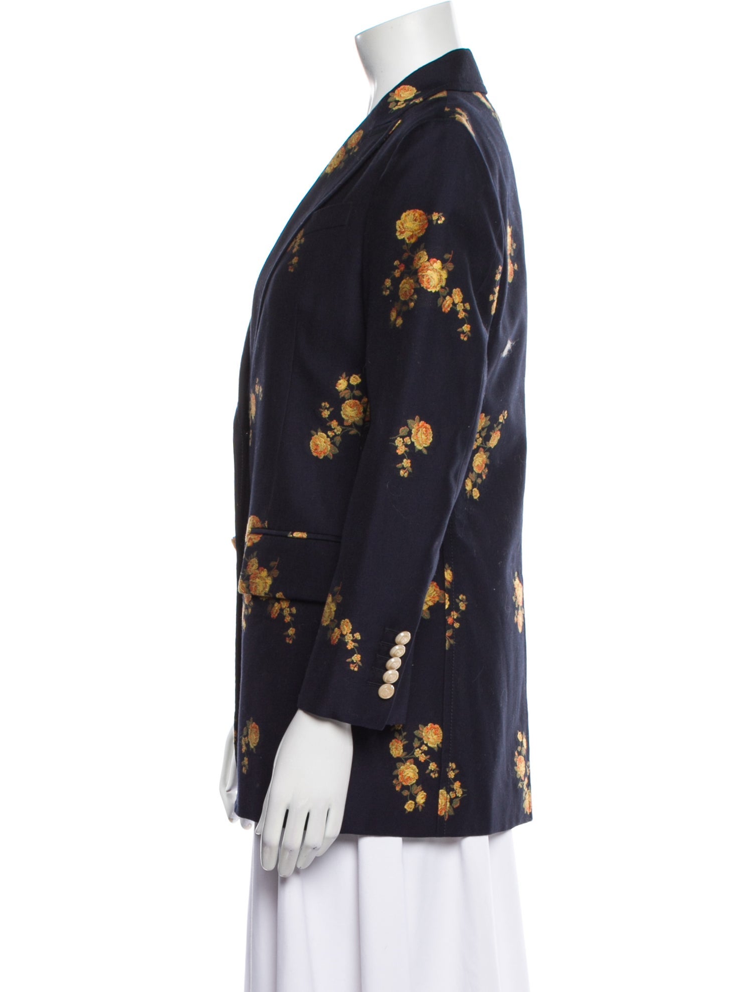 Gucci Floral Print Blazer