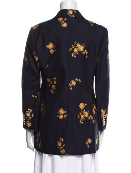 Gucci Floral Print Blazer