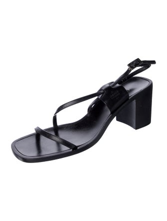 Gucci Leather Slingback Sandals