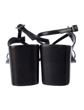 Gucci Leather Slingback Sandals