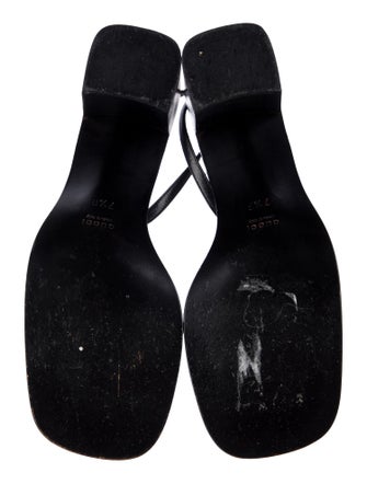 Gucci Leather Slingback Sandals