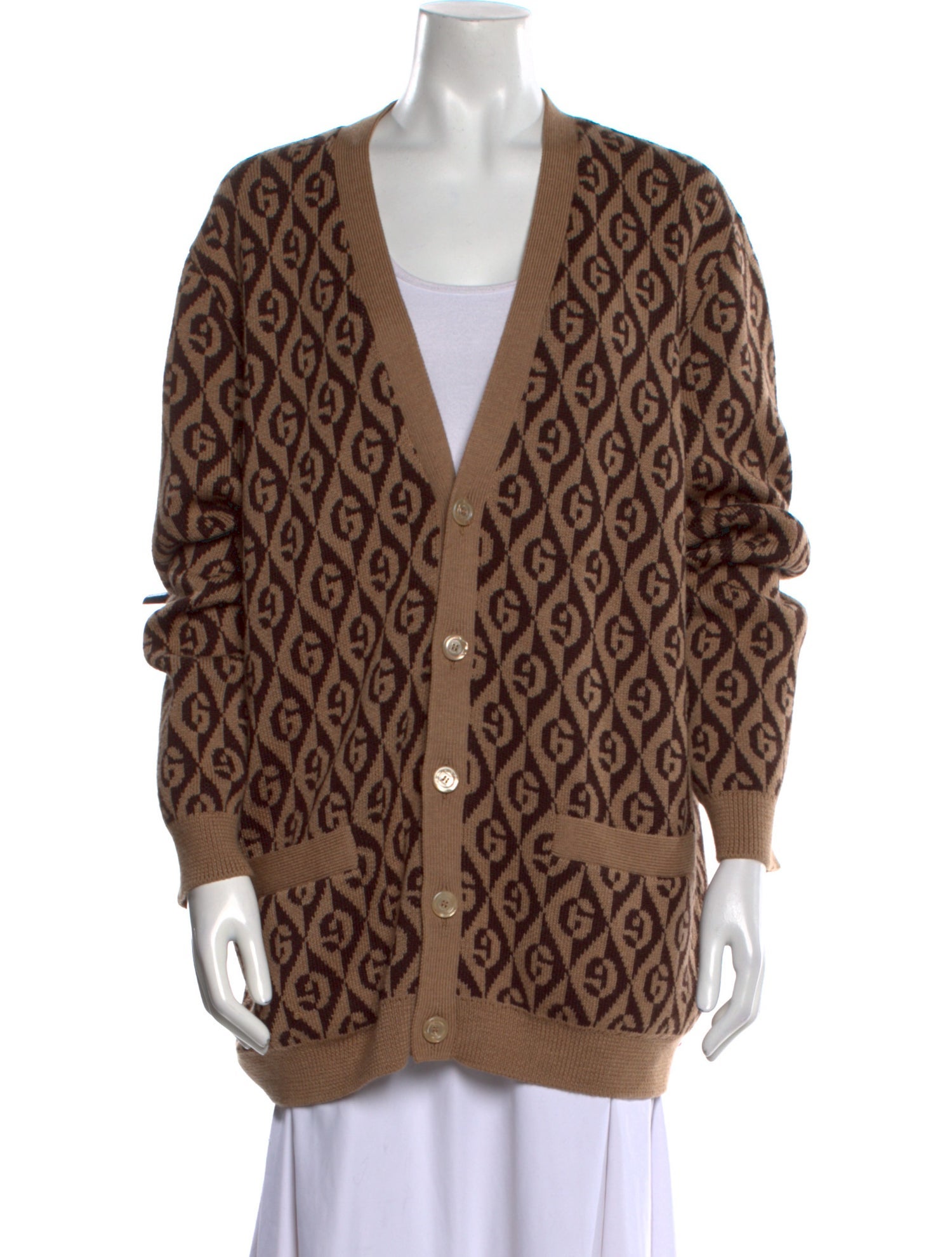 Gucci Wool Animal Print Sweater