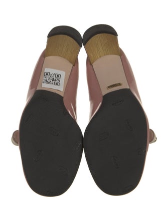 Gucci Arielle Mary Jane Faux Pearl Accents Pumps