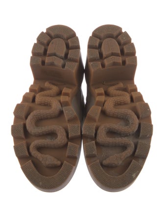 Gucci GG Supreme Combat Boots