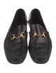 Gucci Horsebit Accent Leather Loafers