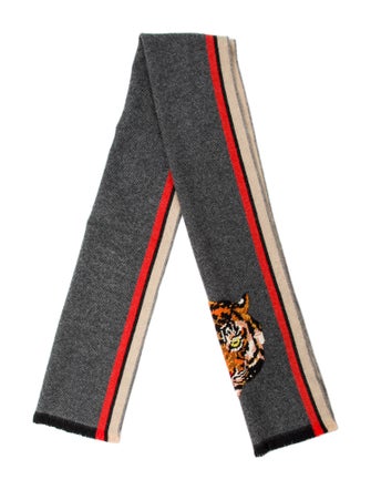 Gucci Wool Striped Scarf