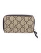 Gucci Zip Around Card Case GG Supreme Wallet