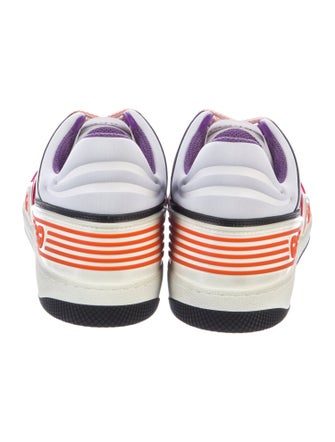 Gucci Leather Printed Athletic Sneakers