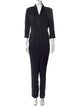 Gucci Silk V-Neck Jumpsuit