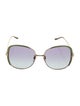Gucci Interlocking G Logo Oversize Sunglasses