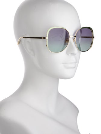 Gucci Interlocking G Logo Oversize Sunglasses