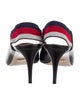 Gucci Sylvie Web Accent Leather Slingback Pumps