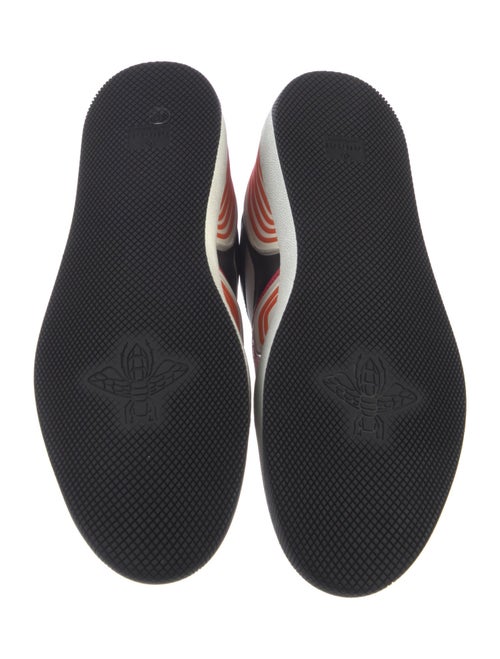 Gucci Interlocking G Logo Leather Athletic Sneakers