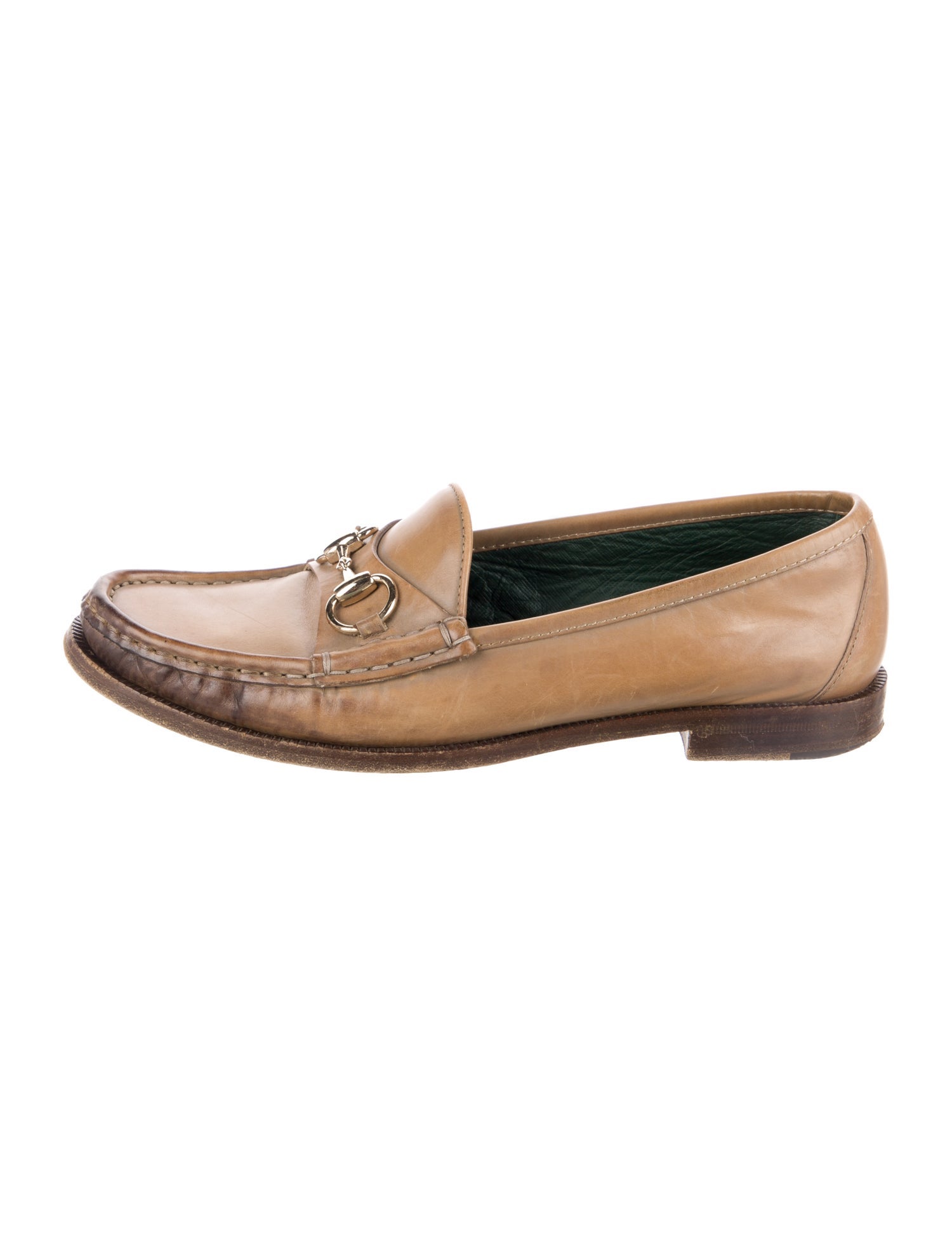 Gucci 1955 Horsebit Accent Leather Loafers