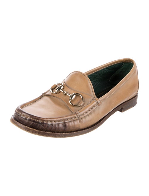 Gucci 1955 Horsebit Accent Leather Loafers
