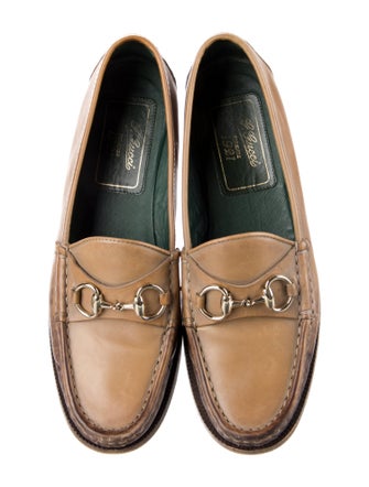 Gucci 1955 Horsebit Accent Leather Loafers
