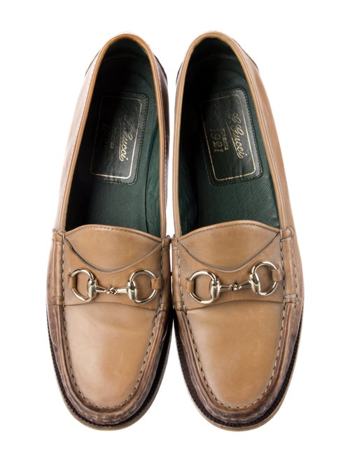 Gucci 1955 Horsebit Accent Leather Loafers