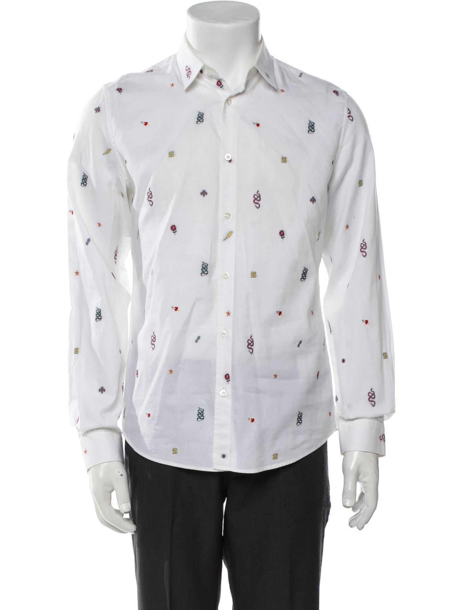 Gucci 2017 Kingsnake Dress Shirt