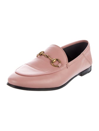 Gucci Horsebit Accent Leather Loafers