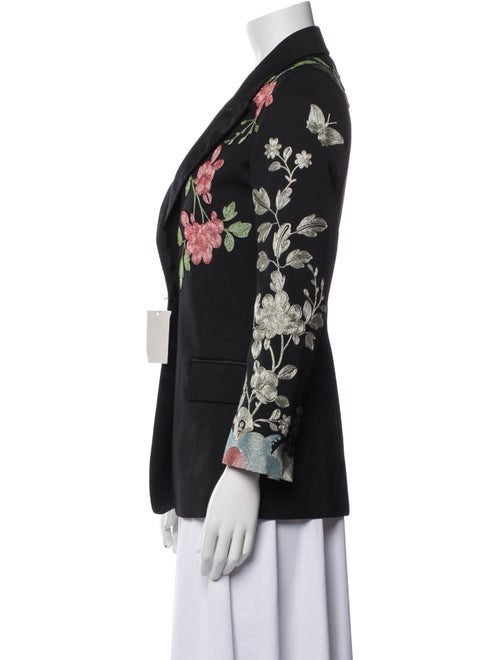Gucci Wool Floral Print Blazer