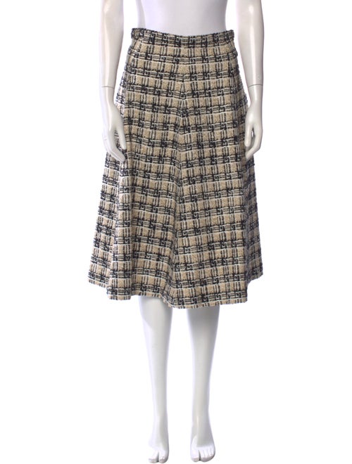 Gucci Plaid Print Knee-Length Skirt