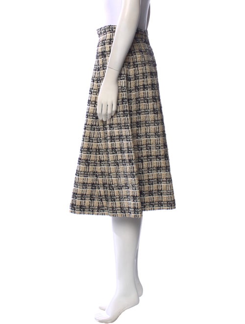 Gucci Plaid Print Knee-Length Skirt