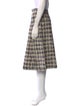 Gucci Plaid Print Knee-Length Skirt