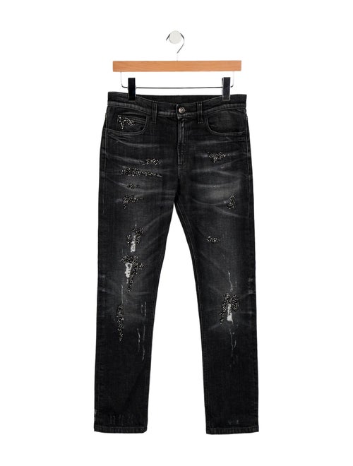 Gucci Mid-Rise Straight Leg Jeans