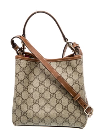 Gucci GG Supreme Emblem Mini