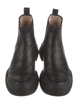 Gucci Leather Chelsea Boots