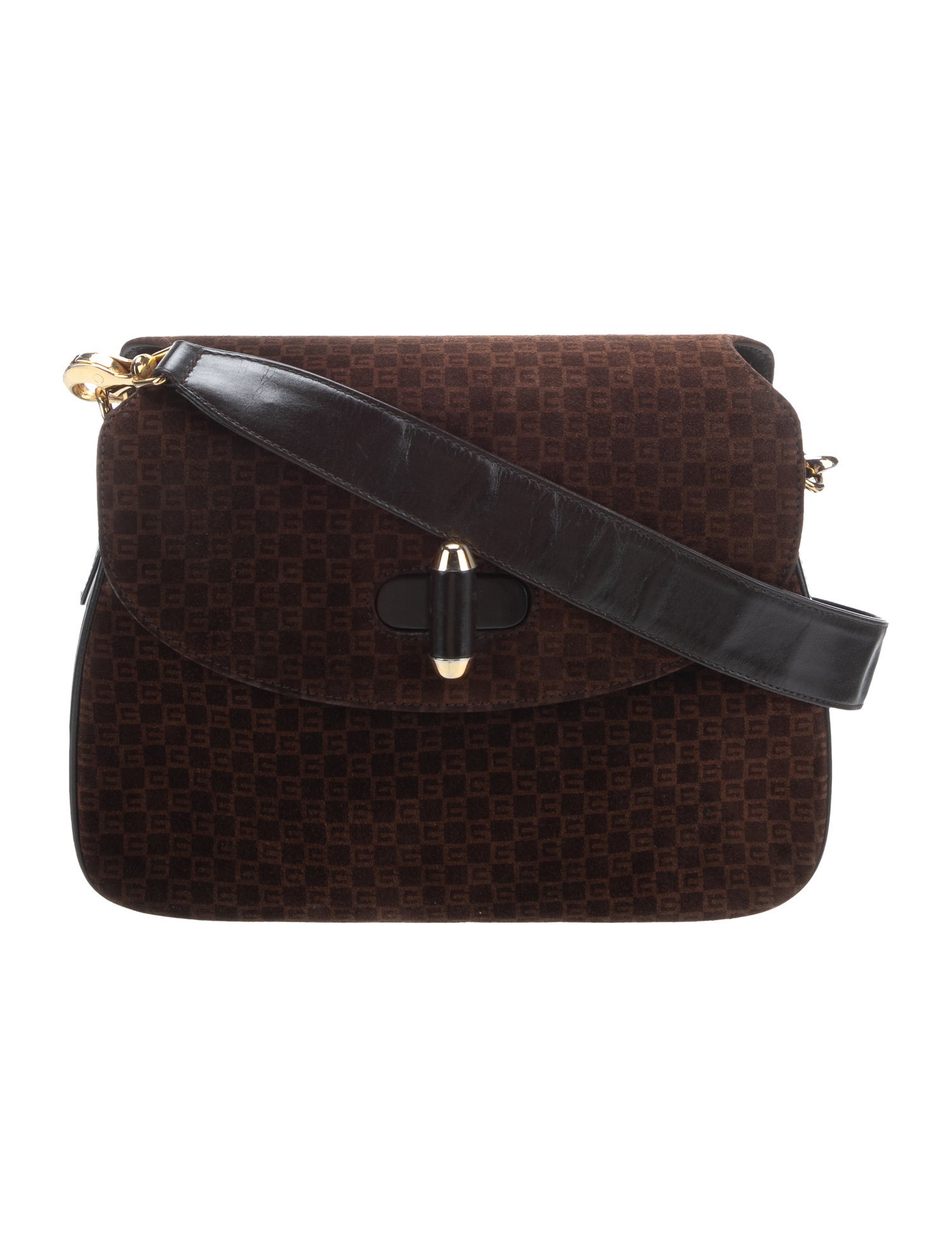 Gucci Suede Shoulder Bag