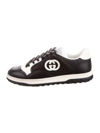 Gucci Interlocking G Logo Leather Sneakers
