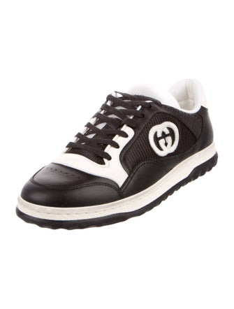 Gucci Interlocking G Logo Leather Sneakers