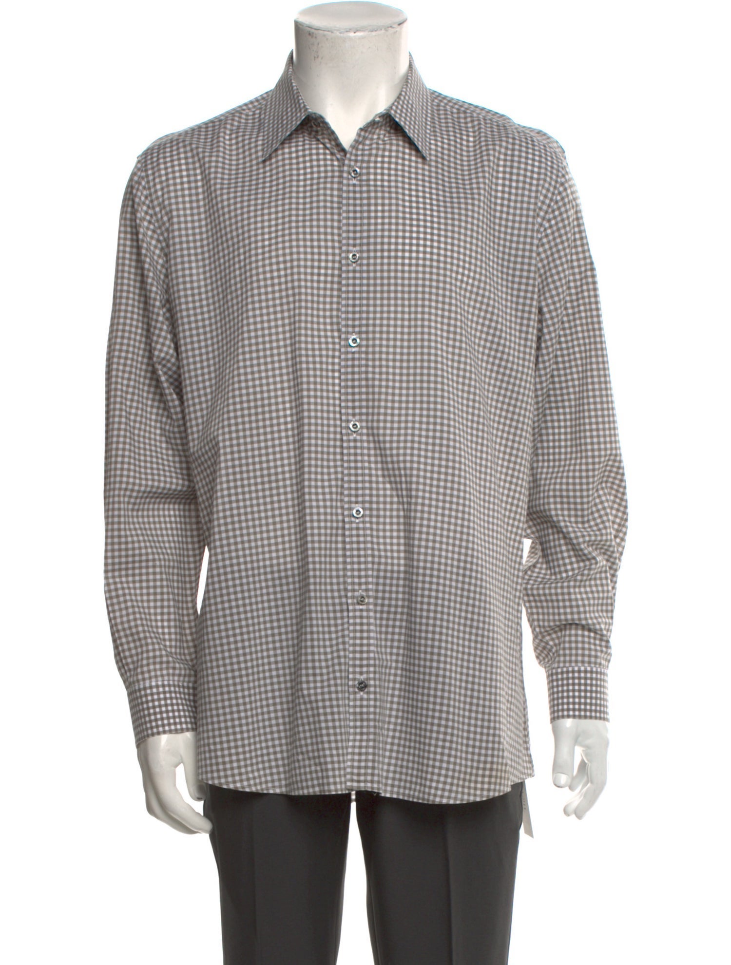 Gucci 2014 Plaid Print Shirt