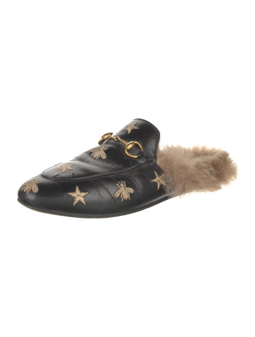 Gucci Horsebit Accent Leather Mules