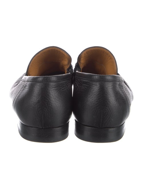 Gucci Leather Braided Accents Dress Loafers